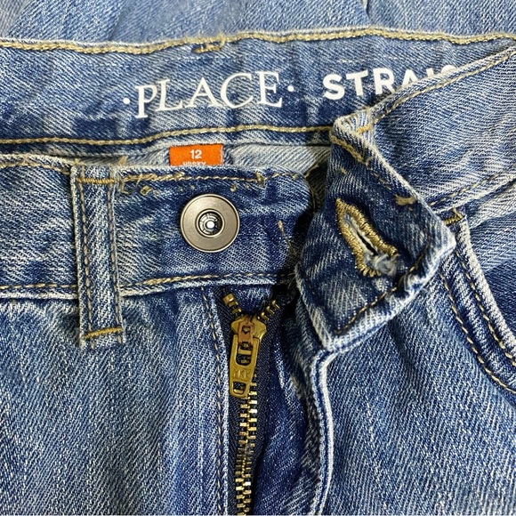 Children’s Place Lightly Worn Condition Kids Husky Straight Leg Jeans - Picture 8 of 8